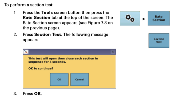 How do I use the rate and section control on my STX? – Outback Guidance