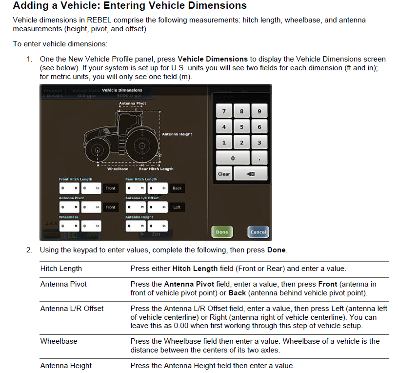 How do I add and calibrate a new vehicle profile on a Rebel? Outback