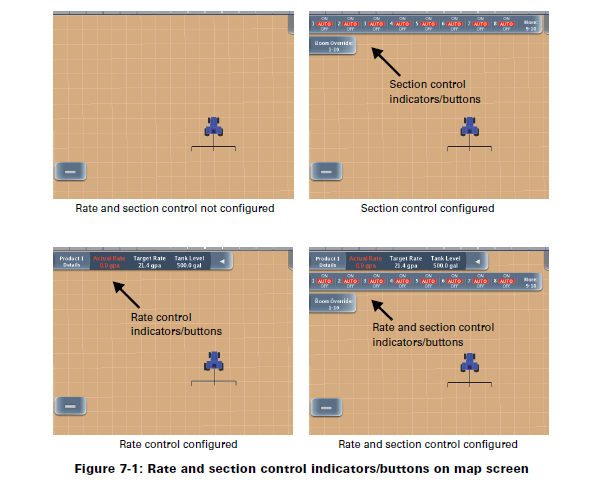 Rate and Section Control Overview on MAX – Outback Guidance